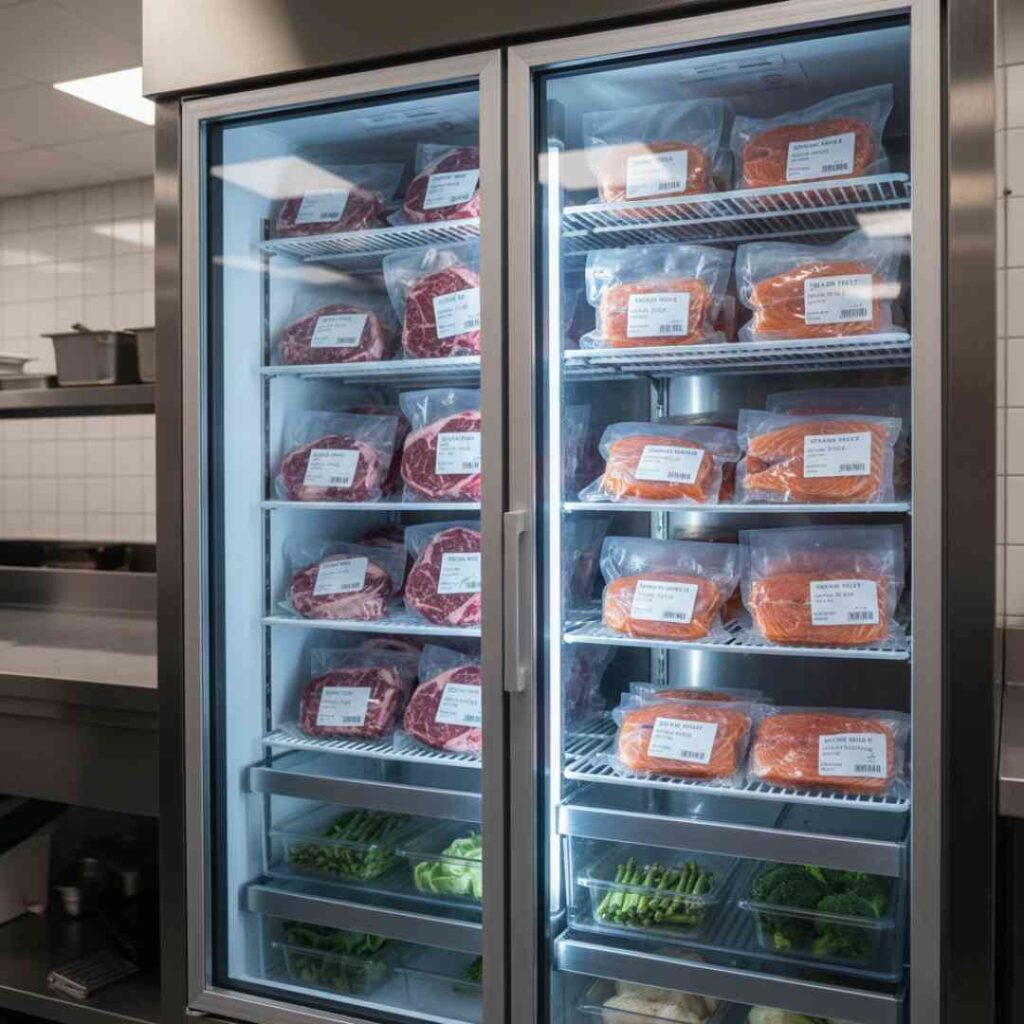 วัตถุดิบที่ถูกจัดเตรียมและจัดเก็บอย่างเป็นระบบเพื่อควบคุมสต็อกและคุณภาพ