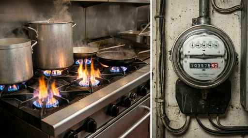 ต้นทุนด้านพลังงาน แก๊ส ร้านที่เปิดเตาซุปตุ๋นทิ้งไว้ทั้งวันย่อมมีต้นทุนพลังงานต่อจานสูงกว่าร้านที่ทำอาหารตามออเดอร์ การไม่นำต้นทุนส่วนนี้มาพิจารณาเลย ทำให้การคำนวณ Food Cost ของคุณต่ำกว่าความเป็นจริงเสมอ